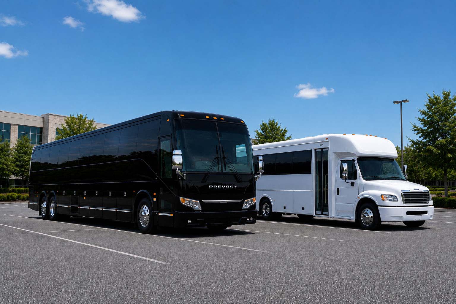 Charter bus rental in Santa Maria, CA